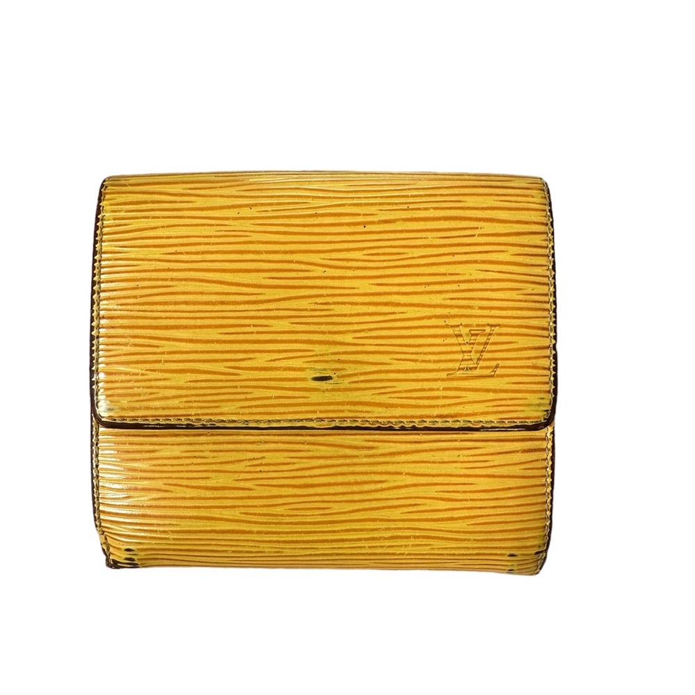 Louis Vuitton Epi Yellow Compact Wallet